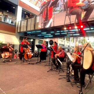 Saw Peep performing Byambasuren Sharav's "Sersen Tal" (Awakened Steppe) at Asian Night Market Louisville 2026!

Penelope Quesada - flute
Rachel Hofmeister - violin
Chelsea Getty - cello 
Angela Thomas - bass
Helen Holifield - def, ching
Roxell Karr - def
Jon Silpayamanant - dumbek

Musical arrangement/adaptation by Jon Silpayamanant

September 26, 2026
Fourth Street Live
Louisville, KY

#AsianMusic #Louisville #MongolianMusic #NewMusic #MongolianComposer